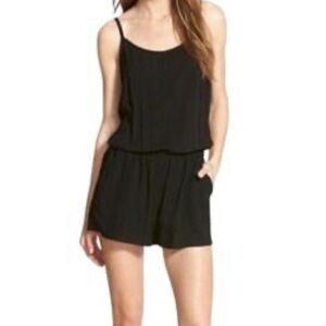 Splendid Black Spaghetti Strap Romper